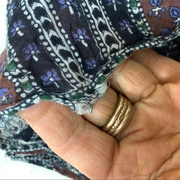 Vintage boho cotton skirt, one size - Picture 5 of 5